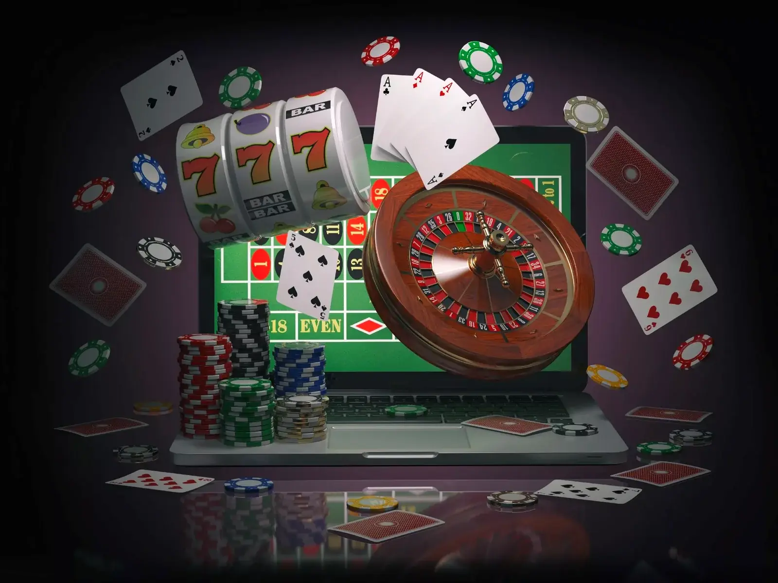 Metal casino game selection